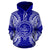 Palau Polynesian ll Over Hoodie Map Blue - Polynesian Pride