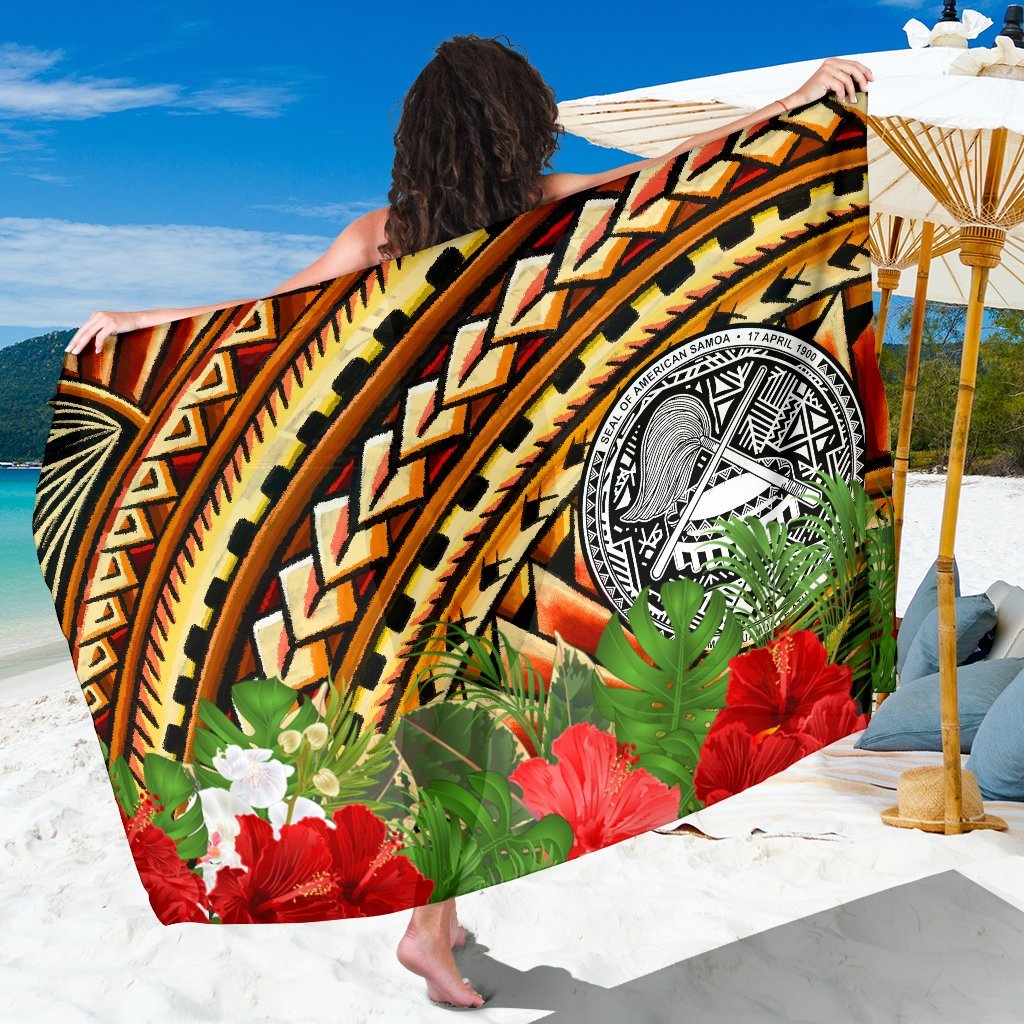 American Samoa Sarong - Vintage Patern SARONG ONE SIZE gold - Polynesian Pride