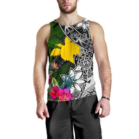 Papua New Guinea Men Tank Top - Turtle Plumeria Banana Leaf - Polynesian Pride
