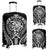 Polynesian Luggage Cover - Polynesian Shark Tribal Black - Polynesian Pride