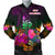 New Caledonia Polynesian men's Bomber Jacket - Summer Hibiscus Reggae - Polynesian Pride