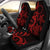 Cook Islands Car Seat Covers - Red Tentacle Turtle Universal Fit Red - Polynesian Pride