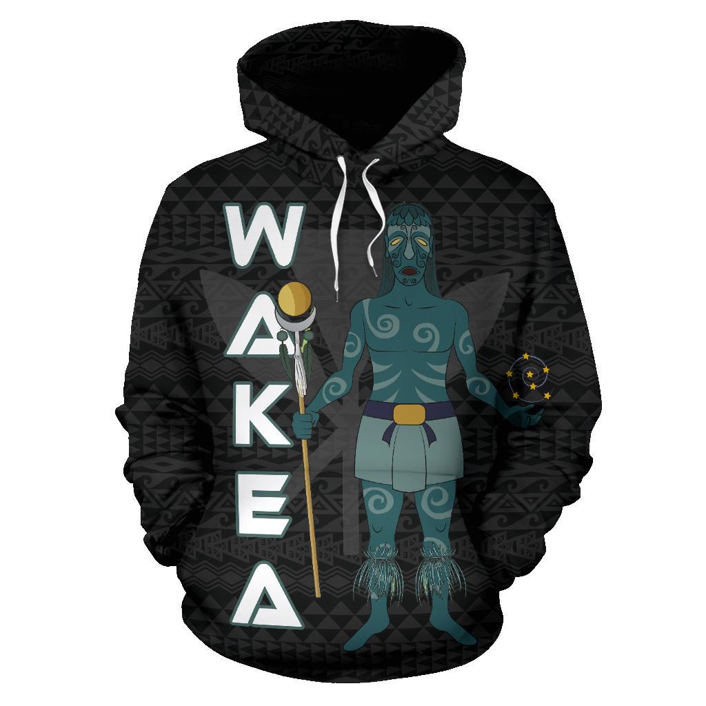 Polynesian Hawaii Hoodie Wakea Hawaiian God of the Myths nd Legends - Polynesian Pride
