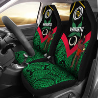 Vanuatu Rugby Car Seat Covers Flag Style - Polynesian Pride