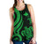Papua New Guinea Women's Racerback Tank - Green Tentacle Turtle - Polynesian Pride