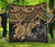 Tonga Polynesian Premium Quilts - Tonga Coat Of Arms & Golden Turtle Hibiscus - Polynesian Pride