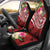 Polynesian Hawaii Kanaka Maoli Car Seat Covers - Summer Plumeria (Red) Universal Fit Red - Polynesian Pride