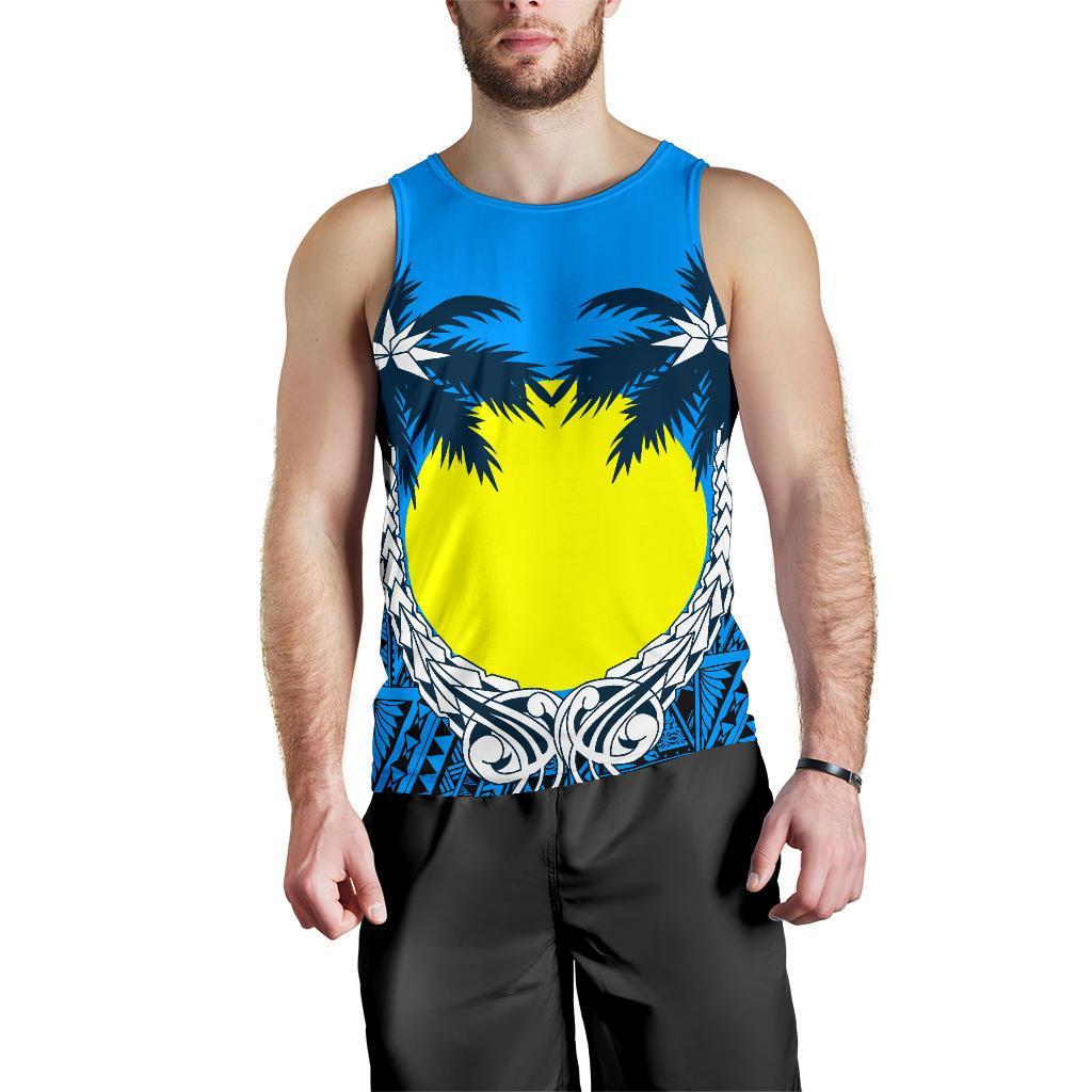 Palau Coconut Men's Tank Top A02 - Polynesian Pride