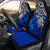 Tonga Car Seat Covers - Tonga Coat Of Arms Blue Turtle Hibiscus Universal Fit BLUE - Polynesian Pride