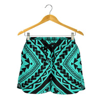 Polynesian Tradition Turquoise Women's Short - Polynesian Pride