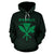 Hawaii Kanaka Polynesian Hoodie Green - Polynesian Pride