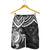 Kosrae Polynesian Shorts (Men) - White Turtle - Polynesian Pride