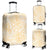 Polynesian Luggage Cover 33 White-Gold - Polynesian Pride