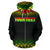 Pohnpei All Over Custom Zip up Hoodie Micronesian Reggae Fog - Polynesian Pride