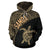 Samoa Hoodie Samoa Turtle Mermaid Polynesian Tattoo Gold - Polynesian Pride