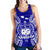 Samoa Polynesian Women Tank Top Map Blue Blue - Polynesian Pride