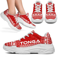 Tonga Chunky Sneakers - Polynesian Chief Flag Version - Polynesian Pride