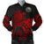 American Samoa Polynesian Bomber Jacket (Men) - Polynesian Turtle (Full Red) Red - Polynesian Pride