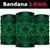 Polynesian Plumeria Mix Green Black Bandana 3 - Pack - Polynesian Pride