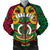 Vanuatu Men'S Bomber Jacket Pig Tusk Polynesian Coat Of Arms Art - Polynesian Pride