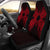 Marshall Islands Car Seat Cover - Marshall Islands Flag Map Red Universal Fit Red - Polynesian Pride