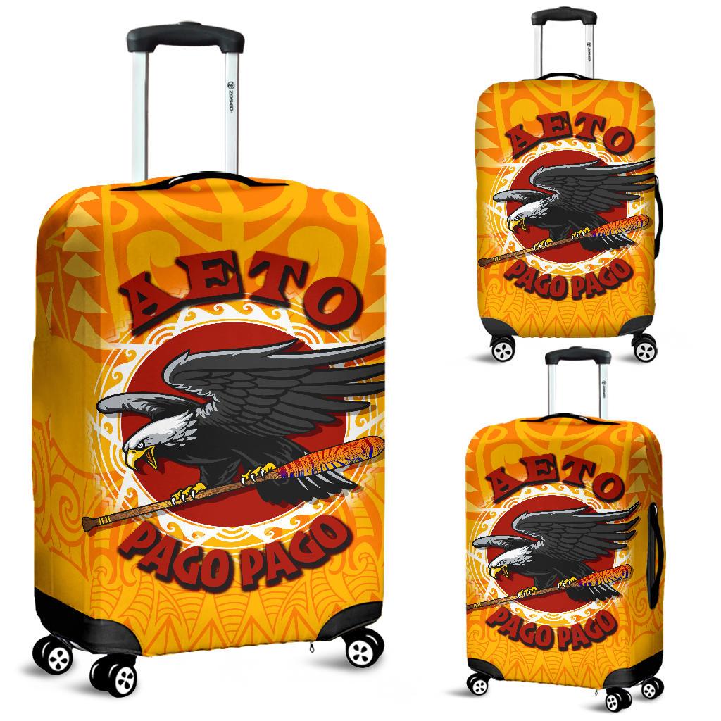 American Samoa Luggage Covers - Aeto Pago Pago Yellow - Polynesian Pride
