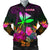Polynesian Hawaii Kanaka Maoli Men's Bomber Jacket - Summer Hibiscus Reggae - Polynesian Pride