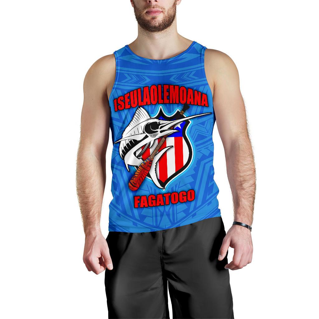 American Samoa Polynesian Men's Tank Top - Iseulaolemoana Fagatogo - Polynesian Pride