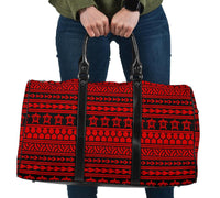 Polynesian Tattoo Tribal Red Hawaii Travel Bag Travel Bag One size Red - Polynesian Pride