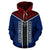 Marquesas Hoodie Maquesas Tiki Face Polynesian Tattoo and Flag - Polynesian Pride
