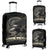 American Samoa Polynesian Eagle Custom Personalised Luggage Covers - American Samoa Seal Black - Polynesian Pride