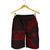 Federated States Of Micronesia Polynesian All Over Print Men's Short - Red Version Red - Black - Polynesian Pride