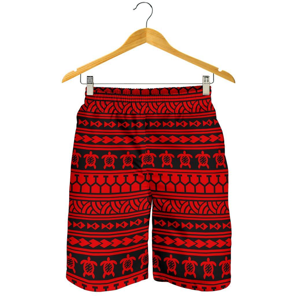 Polynesian Tattoo Tribal Red Men's Short - Polynesian Pride