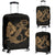 Anchor Gold Poly Tribal Luggage Covers Gold - Polynesian Pride