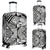 Polynesian Luggage Cover 43 Black-White - Polynesian Pride