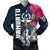 Vanuatu Polynesian Men's Bomber Jacket - Summer Vibes Blue - Polynesian Pride