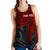 Pohnpei Personalised Women's Racerback Tank - Pohnpei Seal In Heartbeat Patterns Style (Red) - Polynesian Pride