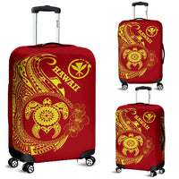 Hawaii Polynesian Luggage Covers - Vintage Polynesian Turtle (Red) - Polynesian Pride
