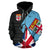 Fiji Zip up Hoodie Fiji Flag Grunge Special A02 - Polynesian Pride