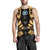 Northern Mariana Islands Men Tank Top - Polynesian Tattoo Gold Gold - Polynesian Pride