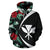 Kanaka Tropical Hibiscus Garden Mystery Hoodie Circle Style - Polynesian Pride