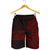 Tahiti Polynesian All Over Print Men's Short - Red Version Red - Black - Polynesian Pride