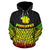 Pohnpei Polynesian Zip up Hoodie Reggae Pride Map and Seal - Polynesian Pride