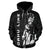 Polynesian Oahu Line Helmet Warrior Hawaii Zip Hoodie - Polynesian Pride