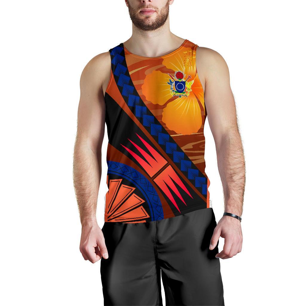 Cook Islands Polynesian Men Tank Top - Sport Style - Polynesian Pride