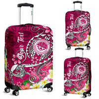 FSM Custom Personalised Luggage Covers - Turtle Plumeria (PINK) - Polynesian Pride