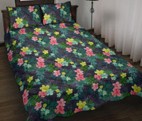 Tropical Hibiscus Quilt Bed Set Art - Polynesian Pride