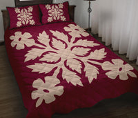Hawaiian Quilt Bed Set Royal Pattern - Pink - B2 Style Art - Polynesian Pride