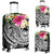 Tahiti Polynesian Luggage Covers - Summer Plumeria (Black) - Polynesian Pride