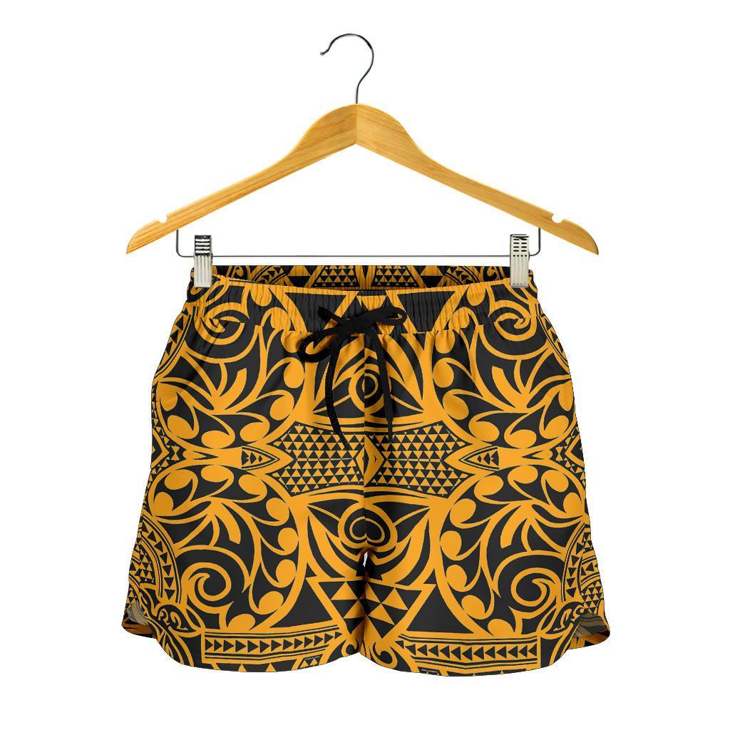 Polynesian Kakau Turtle Old Women's Short - Polynesian Pride